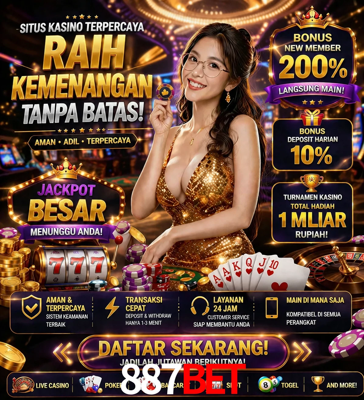 Roleta e blackjack 887bet